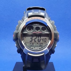 Rare Vintage 2001 Red/Black Casio G-Shock G-3000 [2453] Data Memory Color Digits